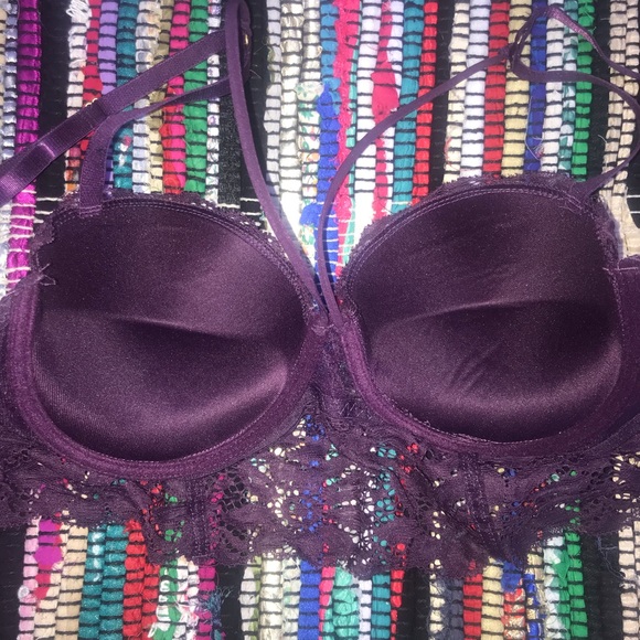 Body Frosting Purple lace halter bra - Picture 4 of 6